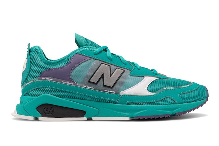 New Balance X Racer Teal Lateral