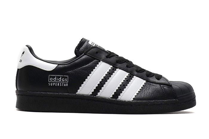 adidas originals superstar 80's all over black sneakers