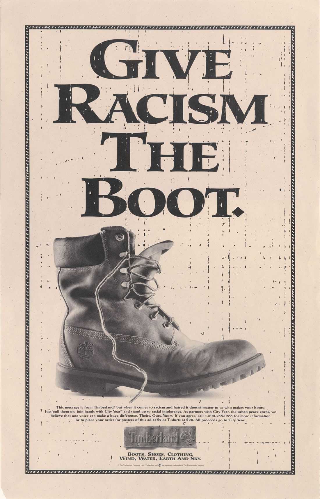 Timberland Give Racism The Boot 1993
