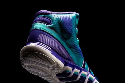 Adidas Crazyquick Teal Purple Heels 1