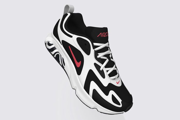 Nike Air Max 200 Psyched By You Black White Full