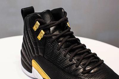 Air Jordan 12 White Black And Gold Release Date Front Shot