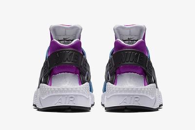 Nike Air Huarache Blue Jay White Hyper Violet Black 4