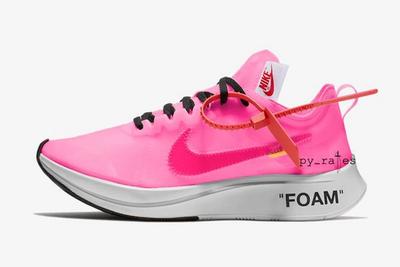 Off White X Nike Zoom Fly Racer Pink Tulip 4