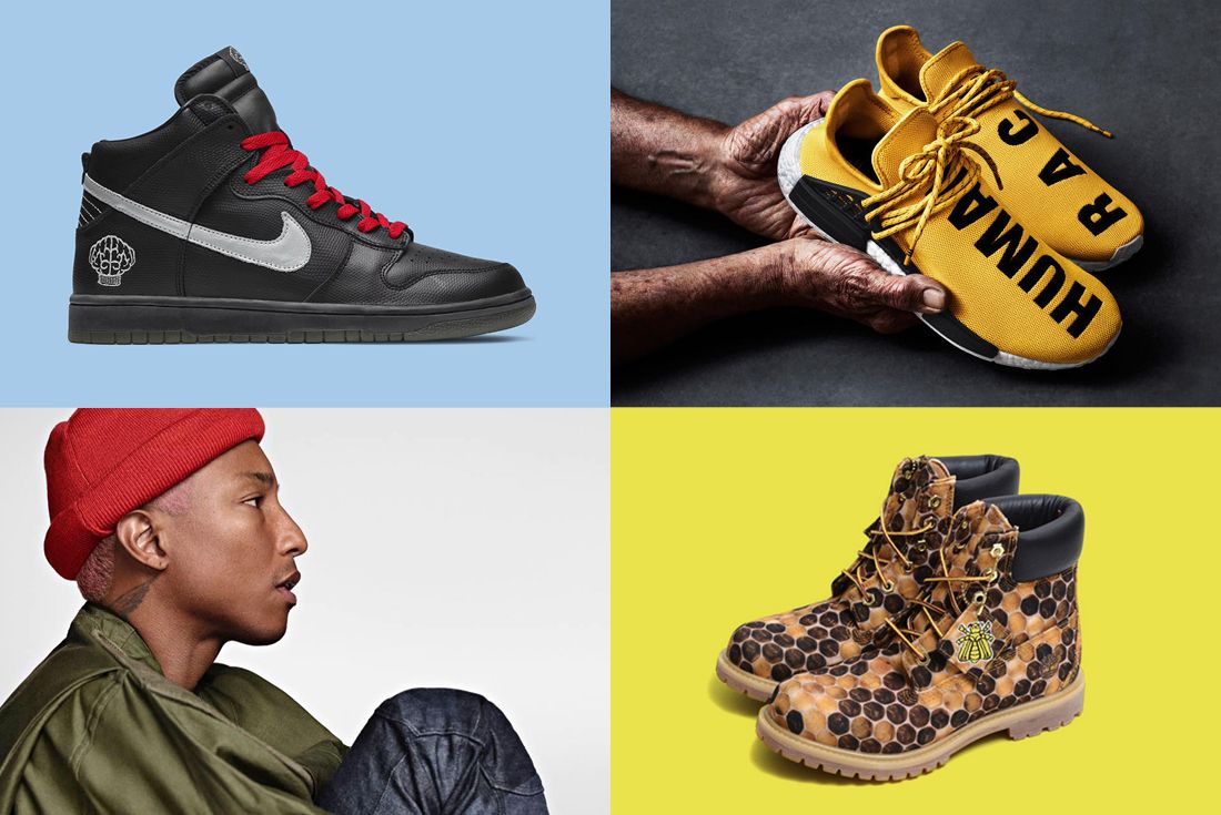 A Brief History of Pharrell's Sneaker Collaborations