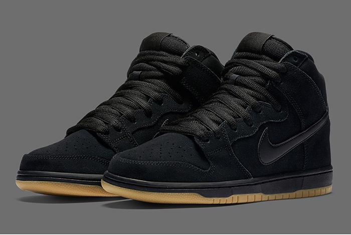 Nike SB Dunk High (Black/Gum) - Releases
