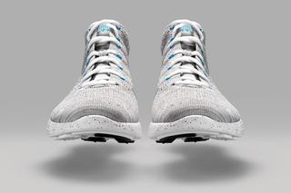 nike flyknit chukka black and white