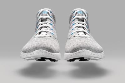 Nike Htm Flyknit Chukka Grey Front 1