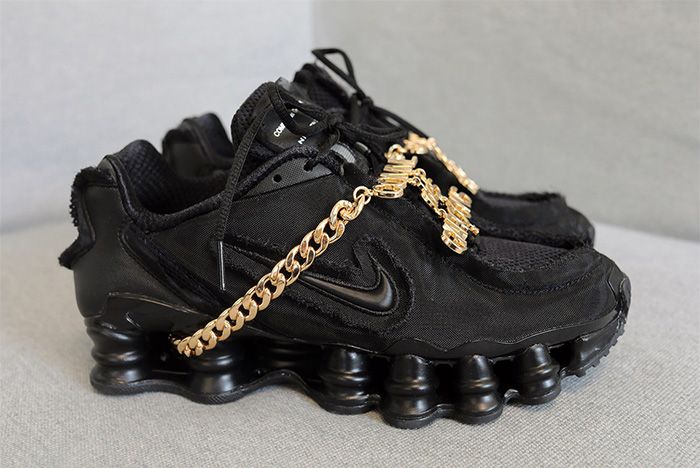 Cdg Nike Shox Black Release Date Right
