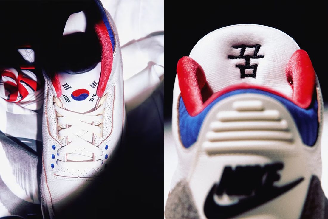 Hinh anh 7: Air Jordan 3 ‘Seoul’ 2025 va 2018 cung cac chi tiet thiet ke