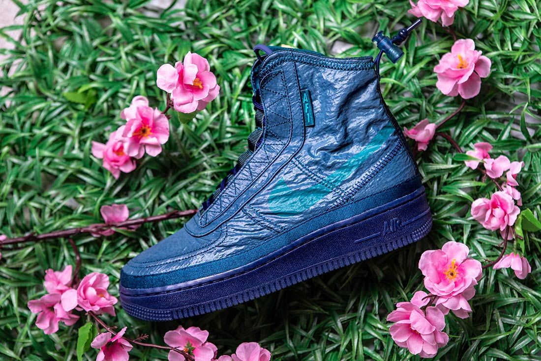 Nike Air Force 1 High Shell Blue Left