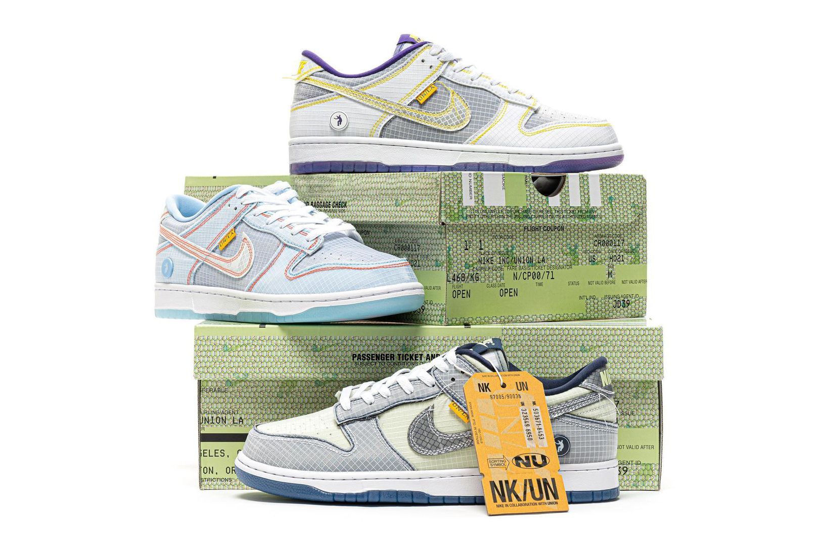 Union Announce Release Info For Their Nike Dunk Low 'Passport Pack ...