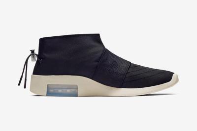 Nike Air Fear Of God Moccasin Official Black Release Date Medial