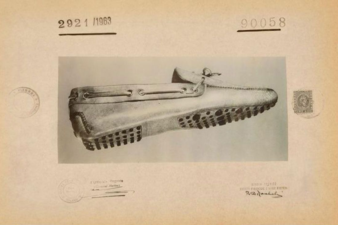 Driving shoe design patent Gianni Mostile 1963 L'Bardi