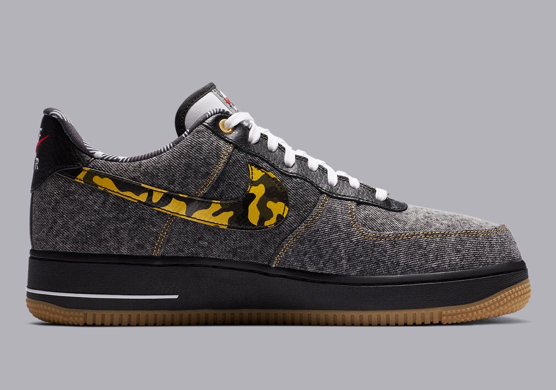 ATTN!! (Steeler Fans) Air Force 1 offers Low Camo Denim Remix Hard To Find