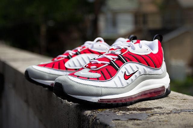 Nike Air Max 98 University Red Releases