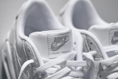 Nike Am90 Leather Triple White Bump 1