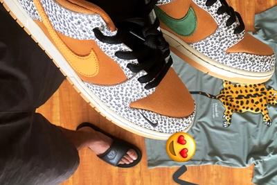 Nike Sb Dunk Low Safari Release Date 1 Toe