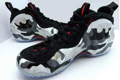 Nike Air Foamposite One Camo Jet Fighter Grey0 Black Red 1