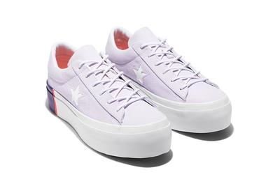 Sp18 Os Platform Color Blocked Midsole Barely Grape Rush Coral 559902 C Pair 77117 77163 Converse One Star Sneaker Freaker