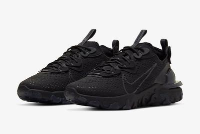 Nike React Vision Black Anthracite Front Full