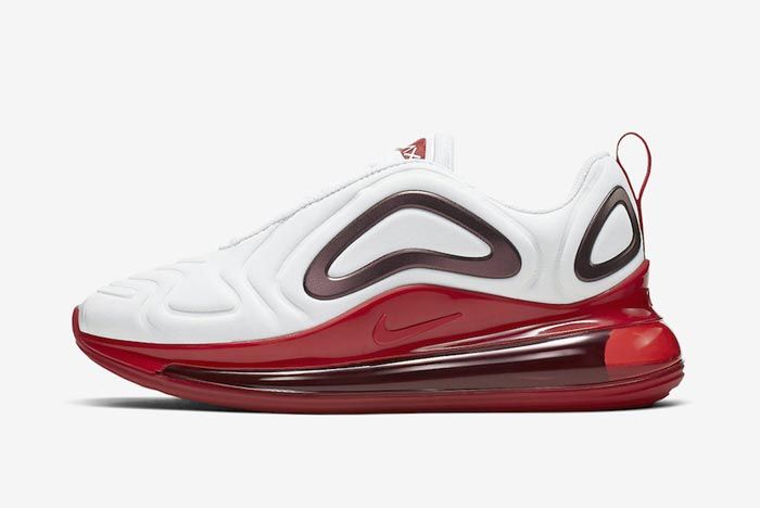 Nike Air Max 720 Womens Gym Red Lateral