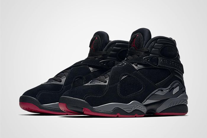 Air Jordan 8 (Black/Gym Red) - Sneaker 
