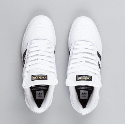 Adidas Busenitz Shoes Ftw White Core Black Gold Metallic 8 1