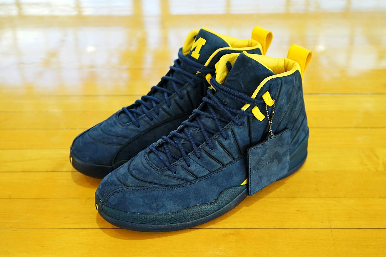 PSNY x Air Jordan 12 University of Michigan PE