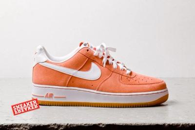 Nike Air Force 1 Low Suede Salmon Profile