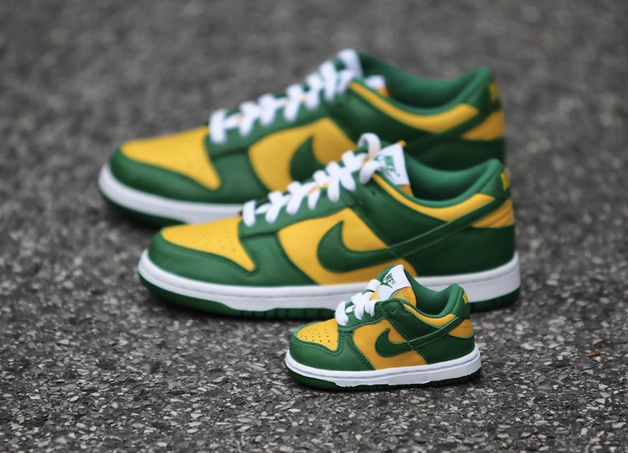 Nike Dunk Low Brazil Family Sizing Left