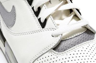 Nike Air Revolution White Grey Lace Detail 1