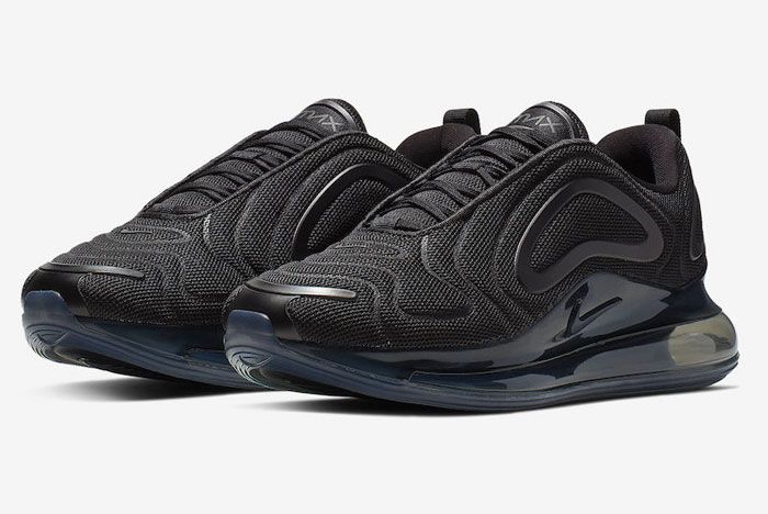 Nike Air Max 720 Triple Black Release Date Front