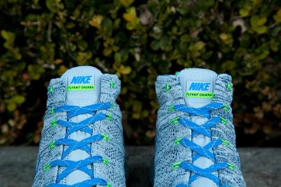 Nike Flyknit Chukka Blue Grey Green 2