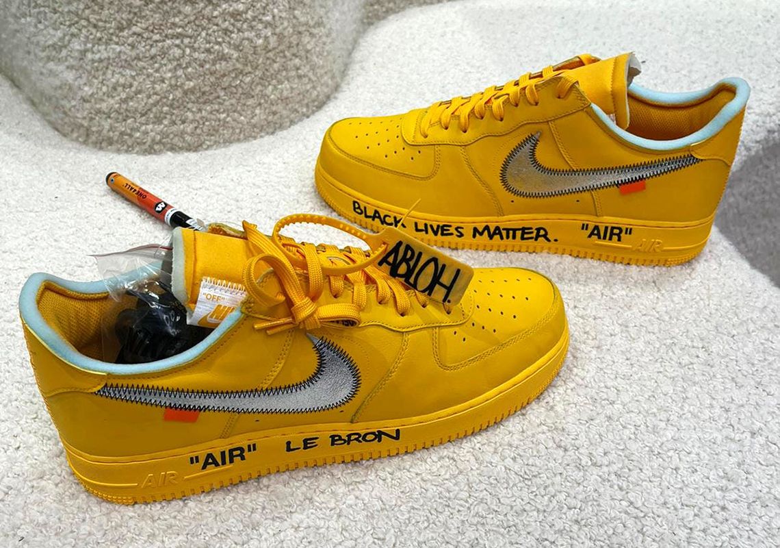 Do You Like the Off-White x Nike Air Force 1 University Gold?