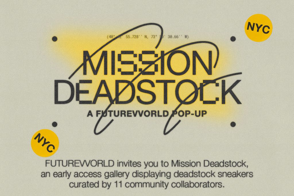 FUTUREVVORLD Mission: Deadstock Pop-Up