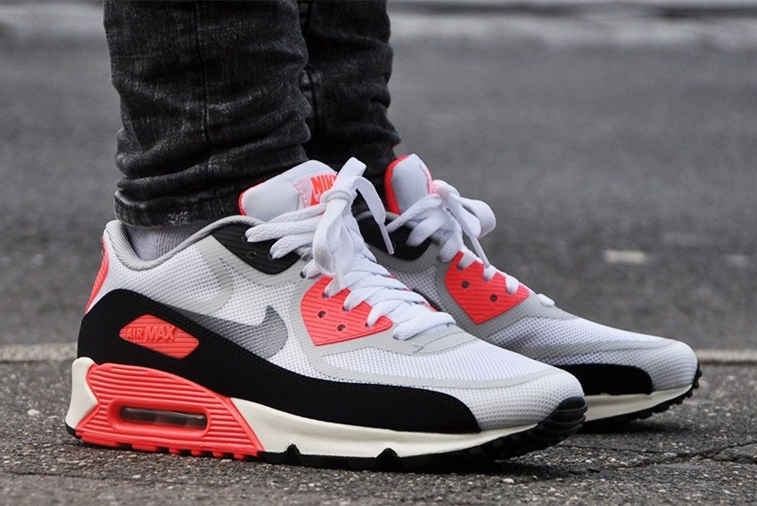 Nike Air Max 90 Infrared Tape Lateral Side Shot