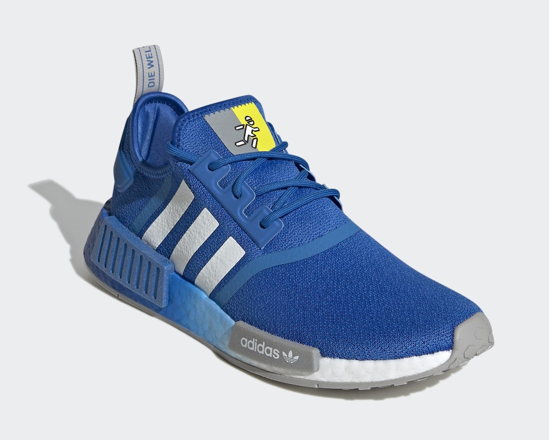 Blue is an adidas NMD Colourway Sneaker