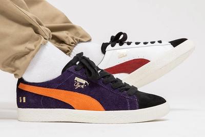 The Hundreds Puma Clyde Decades On Foot Right Lateral