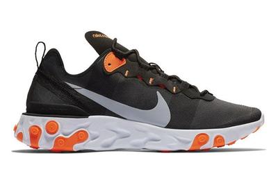Nike React Element 55 Black Orange 2