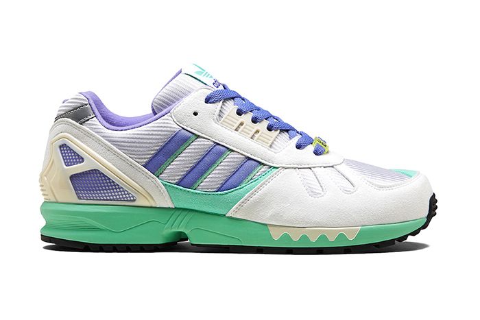 Adidas Zx 7000 White Lilac Green Fu8404 Release Date Lateral