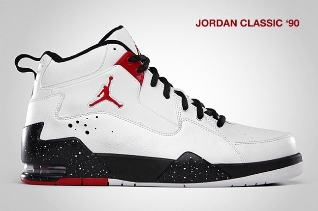 Jordan Classic 90 Red White Black 1