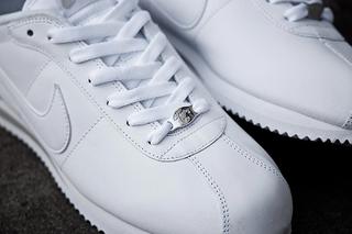 nike leather white cortez sneakers