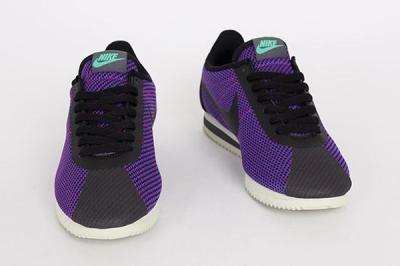 Nike Cortez Black Purple 1
