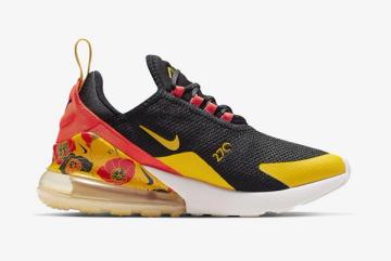 nike air max 270 womens black floral
