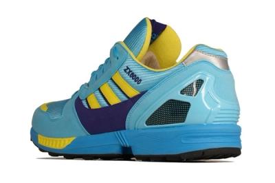 Adidas Zx 8000 Blue Yellow Heel Profile 1