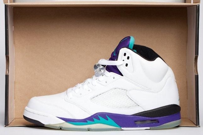 10 Perfect Purple Sneakers Air Jordan 5 Grape 1