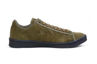 Nexusvii Converse Pro Leather Ox Olive Green Suede 1