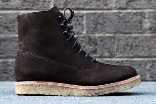 Fieg Caminando Office Boots Brown Profile 1