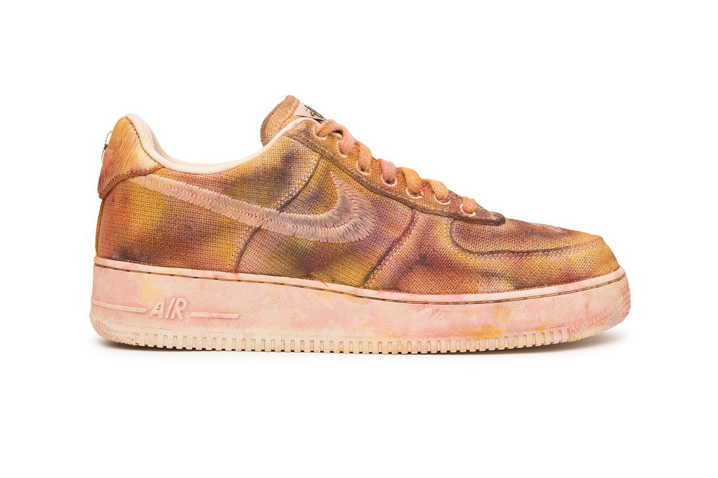 A Closer Look at Stussy's Hand-Dyed Nike Air Force 1 Collaboration